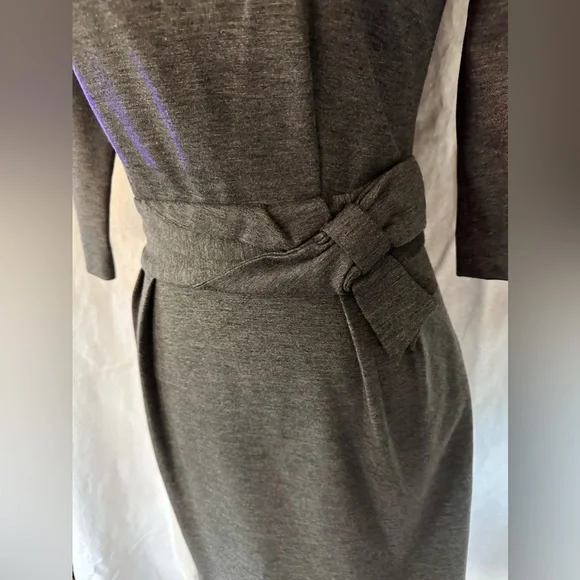 KATE SPADE DRESS SALE!!!! Kate Spade ♠️ NY Magdalena Gray Ponte Dress Sz 2 - Picture 7 of 16